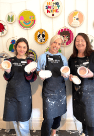 Jesmonite Workshop: Terrazzo Photo Frame and Marbled Trinket Tray