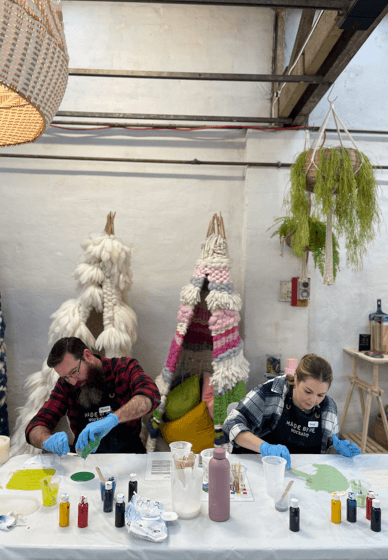 Jesmonite Workshop: Terrazzo Photo Frame and Marbled Trinket Tray