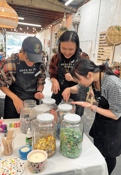 Jesmonite Workshop: Terrazzo Photo Frame and Marbled Trinket Tray