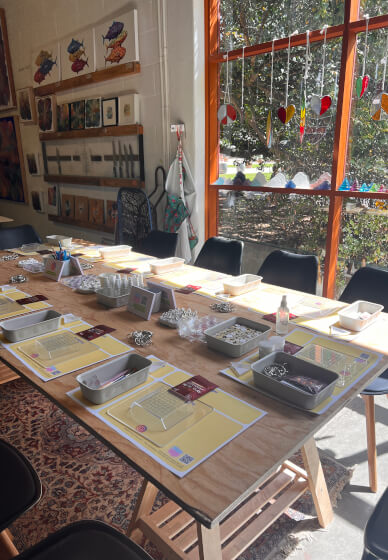 Jewellery Making with Frosting Technique Workshop