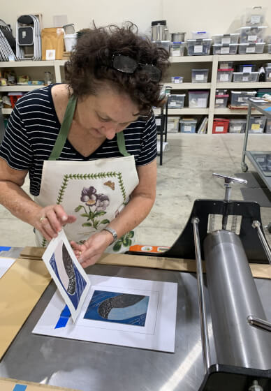 Jigsaw Block Linocut Printing Course