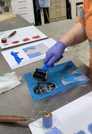 Jigsaw Block Linocut Printing Course