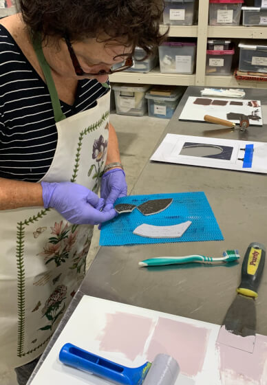 Jigsaw Block Linocut Printing Course