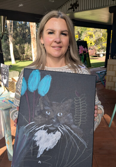 Jungle Pet Paint and Sip Class
