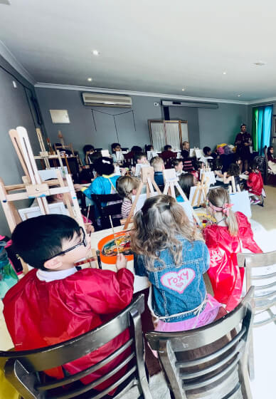 Kids and Teens Birthday Art Party Painting and Craft