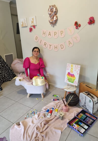 Kids and Teens Birthday Art Party Painting and Craft