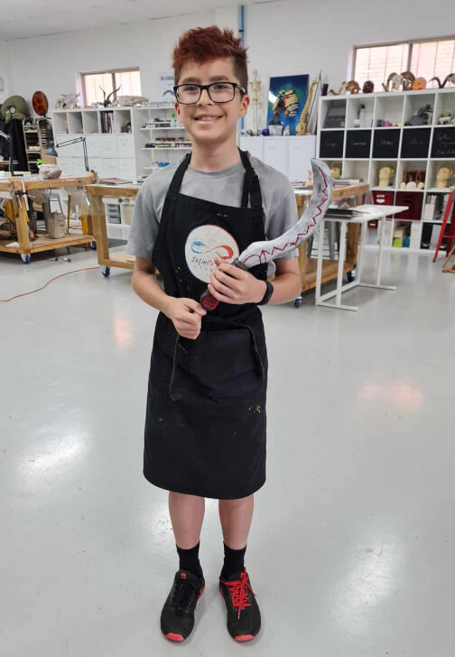 Kids Art Workshop – Wed Term 3: Cosplay and Sculpting
