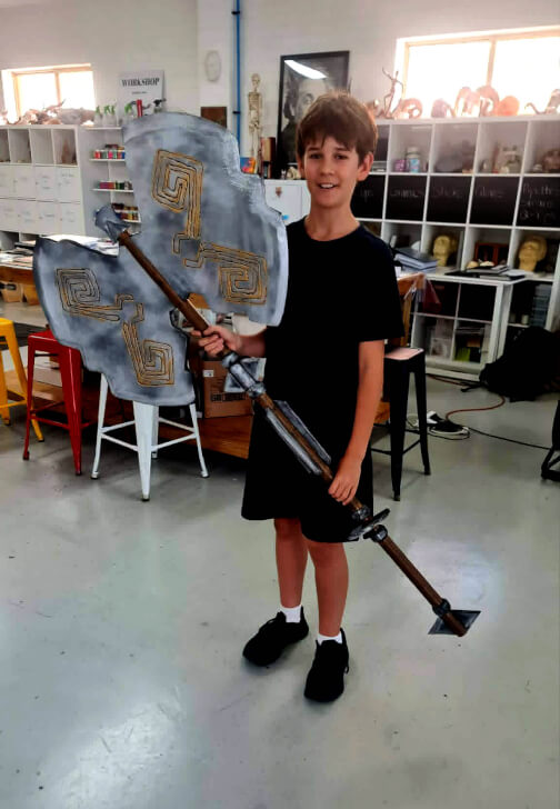 Kids Art Workshop – Wed Term 3: Cosplay and Sculpting