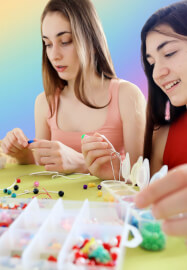 Kids Birthday Party Jewellery Making Workshop