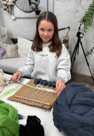 Kids Creative Weaving Workshop Create Your Own Wall Hanging