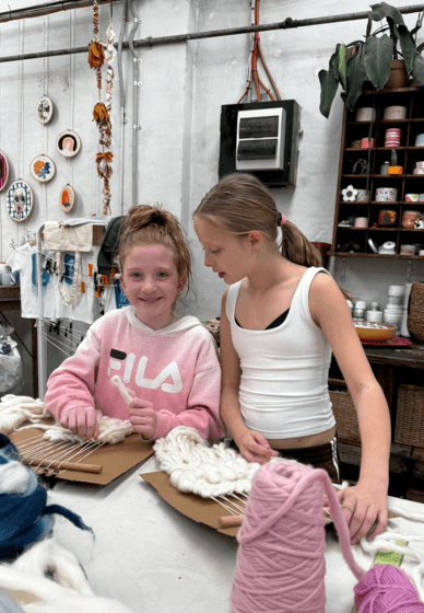 Kids Creative Weaving Workshop Create Your Own Wall Hanging
