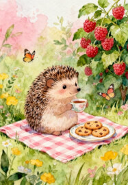 Kids' Cute Hedgehog