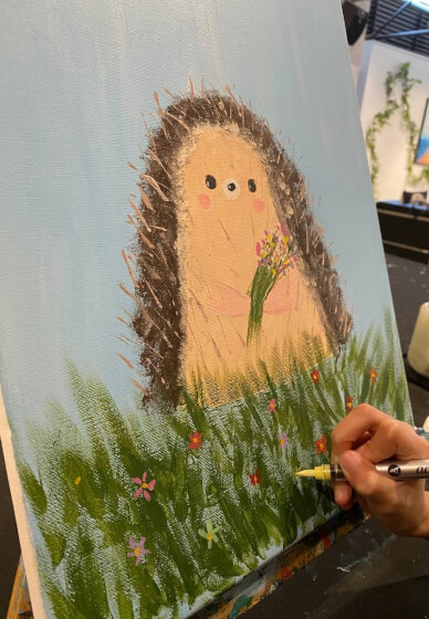 Kids' Cute Hedgehog Workshop