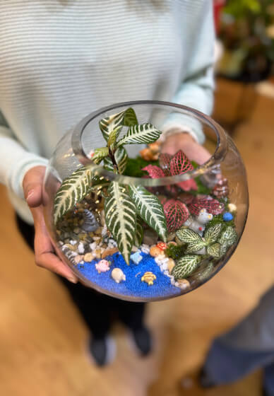 Kids Easter Terrarium Workshop Sydney - DIY Mini Garden for Child