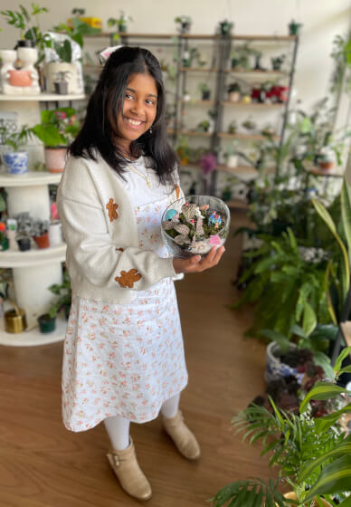 Kids Easter Terrarium Workshop Sydney - DIY Mini Garden for Child