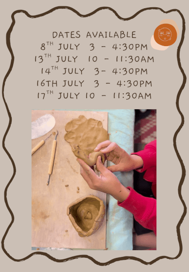 Kids Handbuilding Clay Workshop