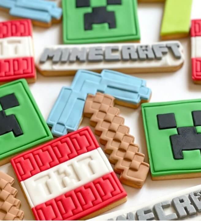 Kids Holiday Program Minecraft Cookie Workshop