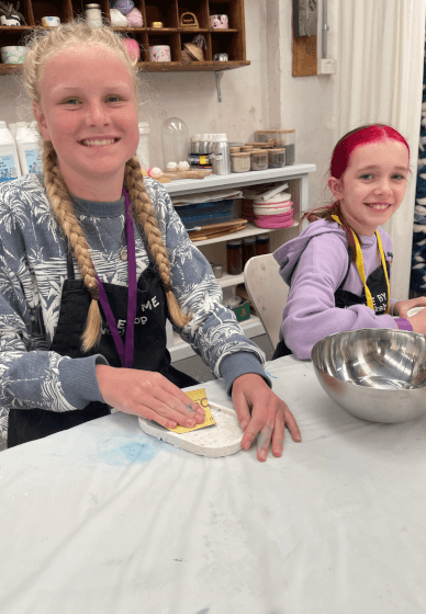 Kids Jesmonite Workshop Create a Photo Frame and Trinket Tray