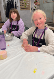 Kids Jesmonite Workshop Create a Photo Frame and Trinket Tray
