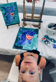 Kids Painting Workshop: Chill Shark