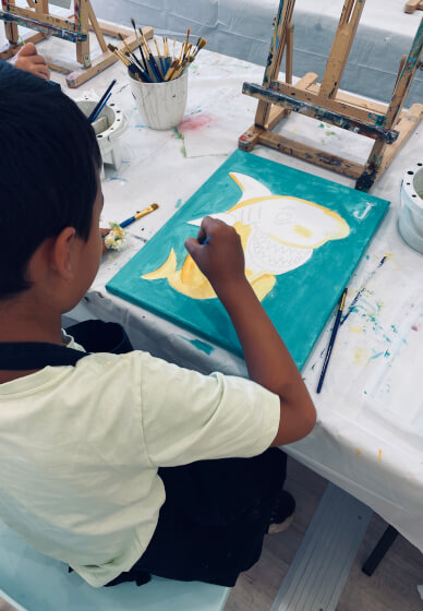 Kids Painting Workshop: Chill Shark
