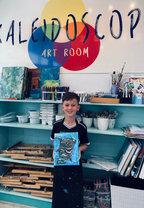 Kids Painting Workshop: Chill Shark