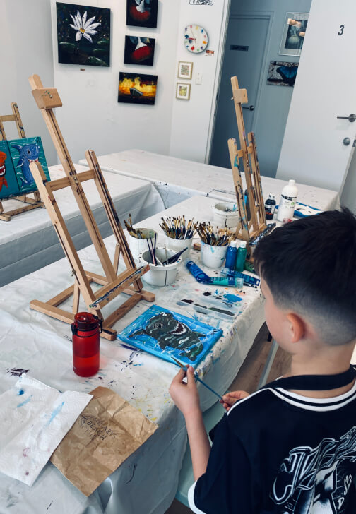 Kids Painting Workshop: Chill Shark
