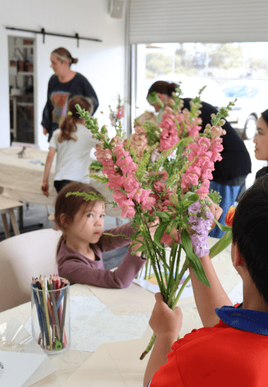 Kids' School Holiday Flower Workshop