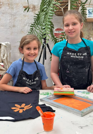 Kids Screen Printing Workshop (Ages 8-12)