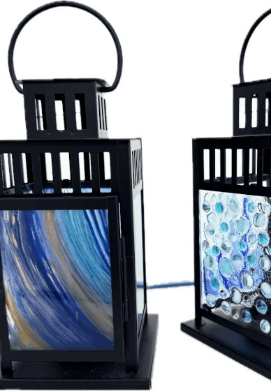 Kiln Painted Glass Lantern Making Workshop