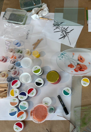 Kiln Painted Glass Lantern Making Workshop