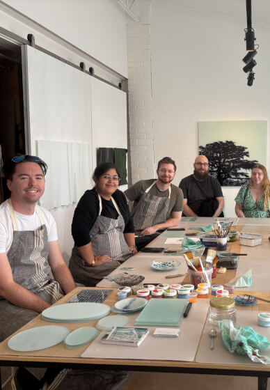 Kiln Painted Glass Lantern Making Workshop