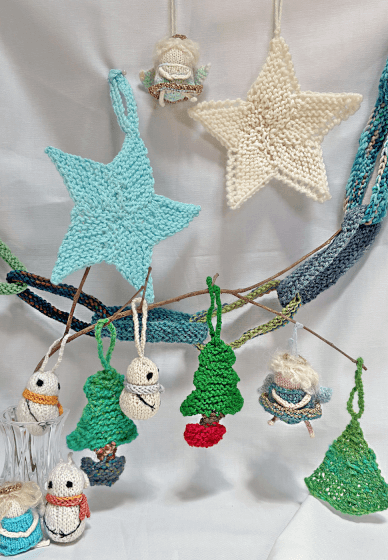 Knitted Christmas Decorations Workshop in Sydney