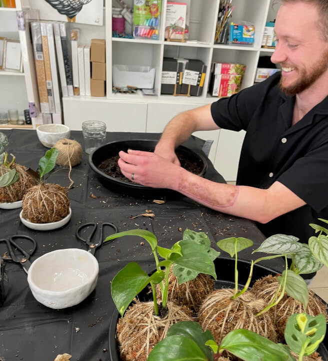 Kokedama 'Moss Ball' Class: Central Coast