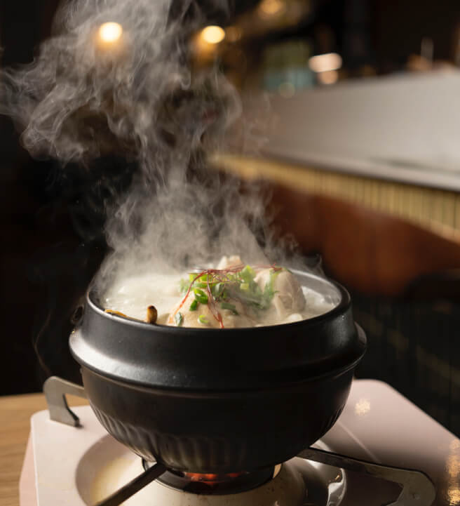 Korean Chicken Soup Sam Gye Tang Class