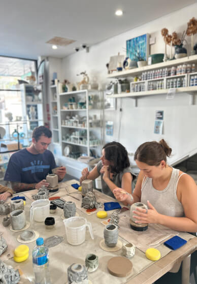 Kurinuki Pottery Class