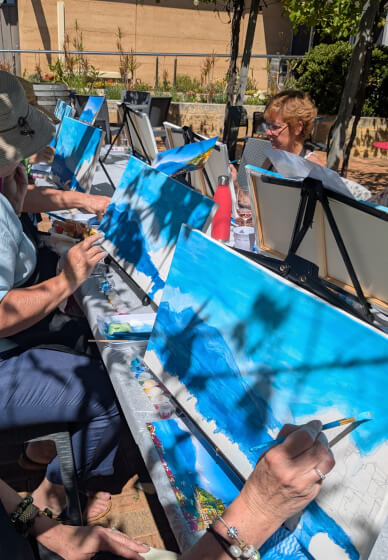 Lakeside Escape Paint and Sip Class