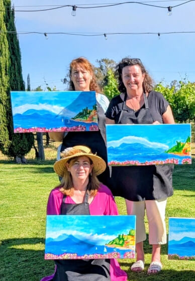 Lakeside Escape Paint and Sip Class