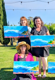 Lakeside Escape Paint and Sip Class