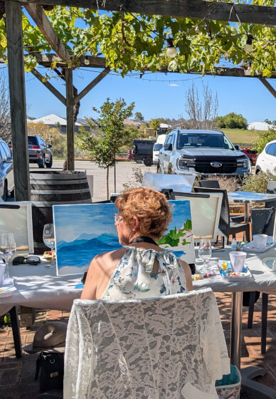 Lakeside Escape Paint and Sip Class