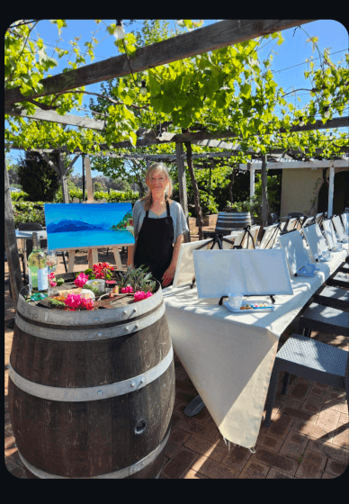 Lakeside Escape Paint and Sip Class