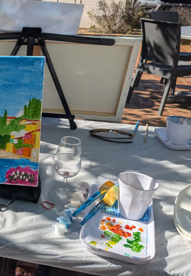 Lakeside Escape Paint and Sip Class