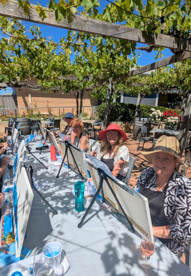 Lakeside Escape Paint and Sip Class