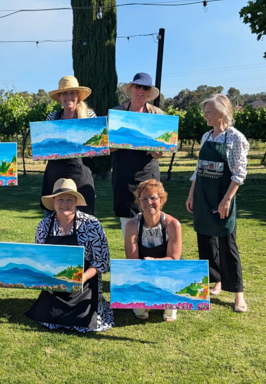 Lakeside Escape Paint and Sip Class