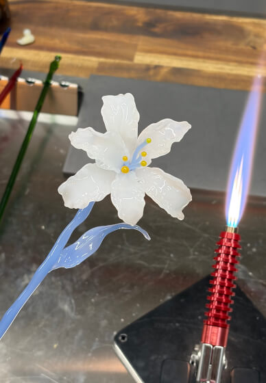 Lampworking Class: Glass Flowers