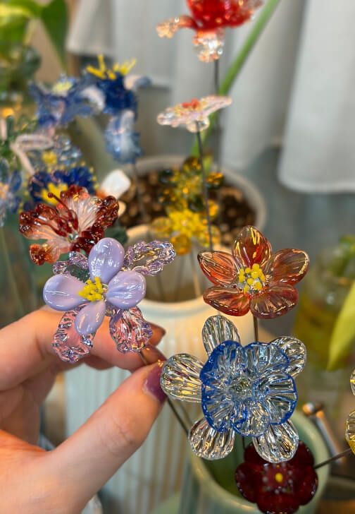 Lampworking Class: Glass Flowers