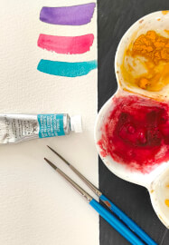 Lavender Field Watercolour Workshop with Ferie Sadeghi