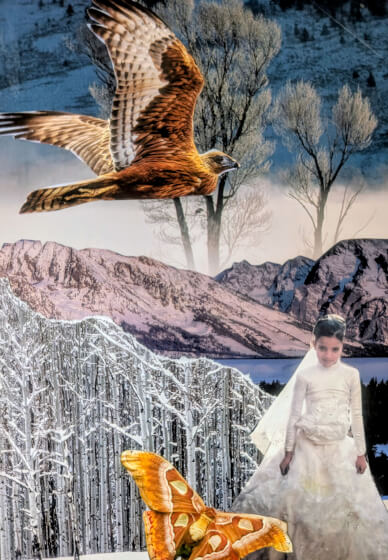 Layers and Whispers Intuitive Collage