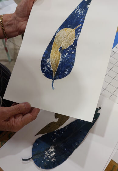 Leaf Printing Class