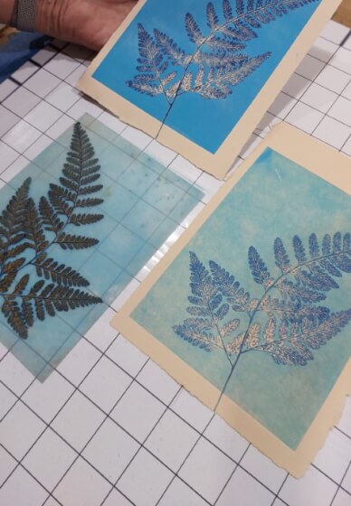 Leaf Printing Class
